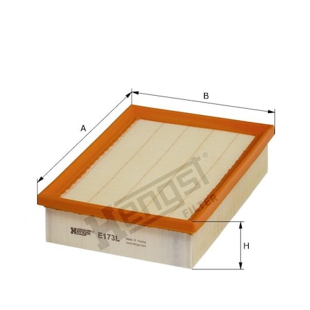 Hengst Air Filter, E173L E173L